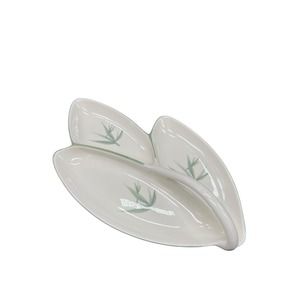 Vintage Winfield Ware Relish Serving Platter Bamboo Design